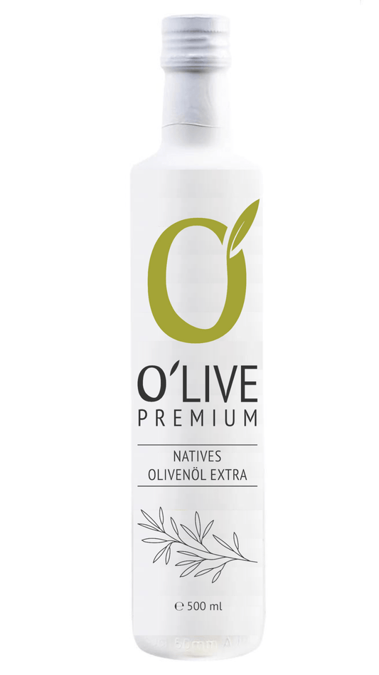 O'live Premium - Natives Olivenöl Extra - 500 ml Flasche (35,80 €/l)