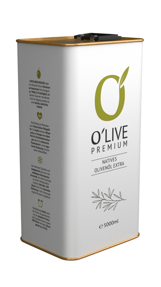 O'live Premium - Natives Olivenöl Extra - 5 l Kanister (17,98 €/l)