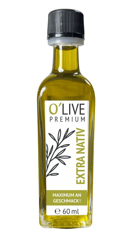 O'live Premium - Natives Olivenöl Extra - 60 ml Fläschchen (81,67 €/l)