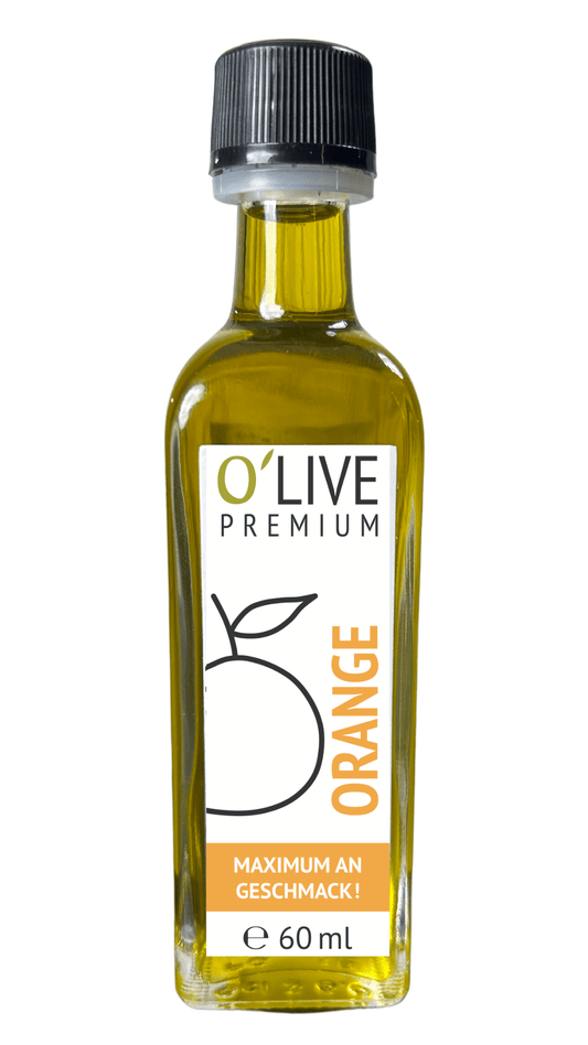 O'live Premium - Orangen Geschmacksöl  - 60 ml Fläschchen (81,67 €/l)