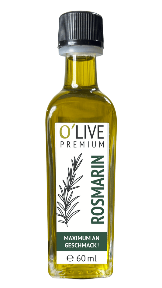 O'live Premium - Rosmarin Geschmacksöl - 60 ml Fläschchen (81,67 €/l)