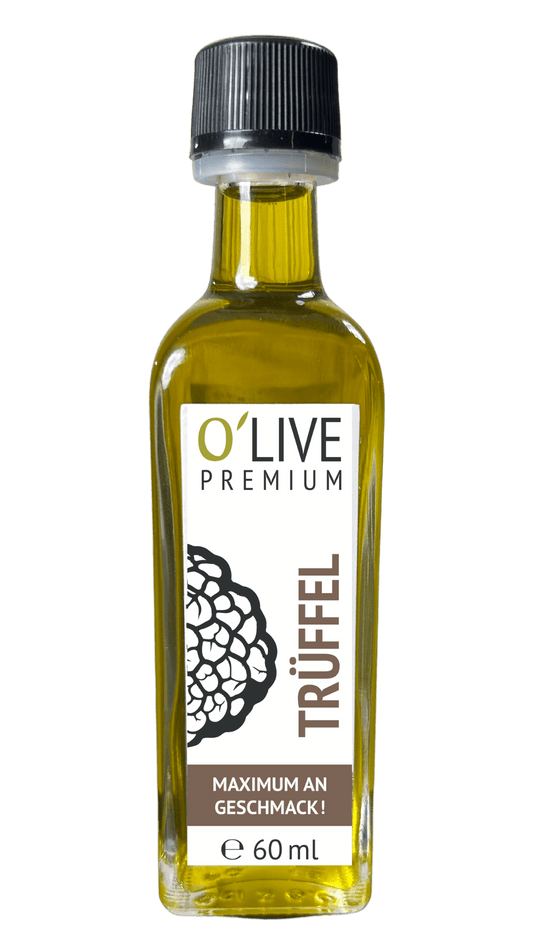 O'live Premium - Trüffel Geschmacksöl - 60 ml Fläschchen (81,67 €/l)